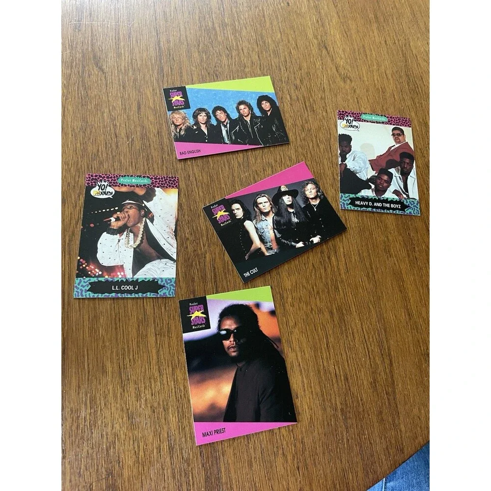 1991 ProSet SUPER STARS Musicards Sealed 129 Packages Yo MTV Raps 600+ Cards